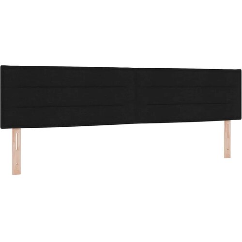  Krevet s box springom madracem i LED-om Crna 200 x 200 cm - Crna 200 x 200 cm Dizajn linija Slike