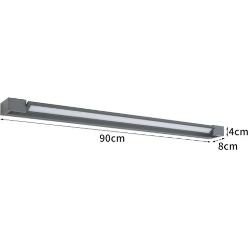  Brilagi - LED kupatilsko osvetljenje za ogledalo AQUA LINE LED/24W/230V 90 cm IP44 antracit Slike