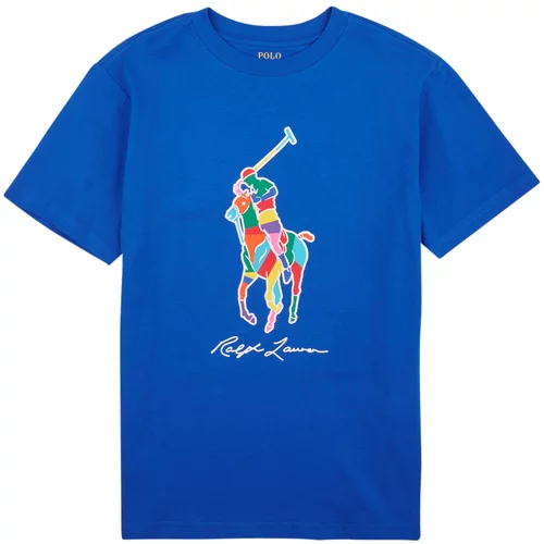 Polo Ralph Lauren Majice s kratkimi rokavi SS CN-KNIT SHIRTS-T-SHIRT Modra
