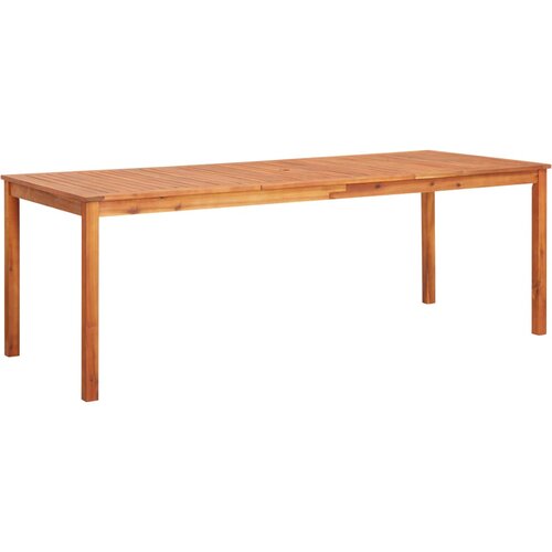 vidaXL Vrtna miza 215x90x74 cm trden akacijev les Cene