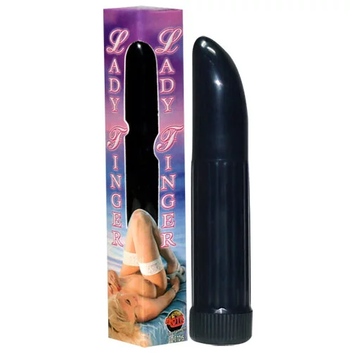 You2Toys Mini vibrator Ladyfinger, 13 cm, 1 x AA, črn