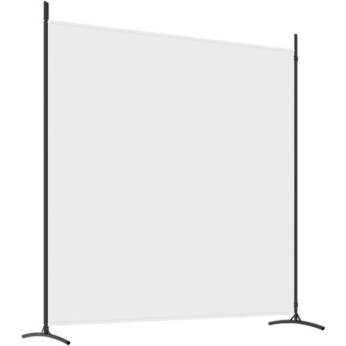 VidaXL Paravan 2-delni bel 348x180 cm blago Slike
