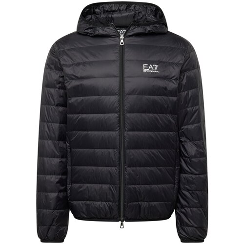 Ea7 Emporio Armani Prijelazna jakna crna / bijela Slike