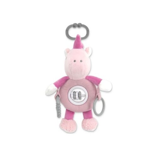 Lorelli plisana igracka activity- unicorn pink natural ( 10191410007 ) Cene
