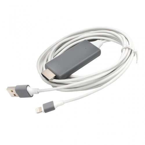 Teracell kabl lightning na hdmi usb 2m sivi Cene