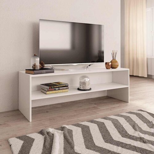 TV ormarić bijeli 120 x 40 x 40 cm konstruirano drvo Cene