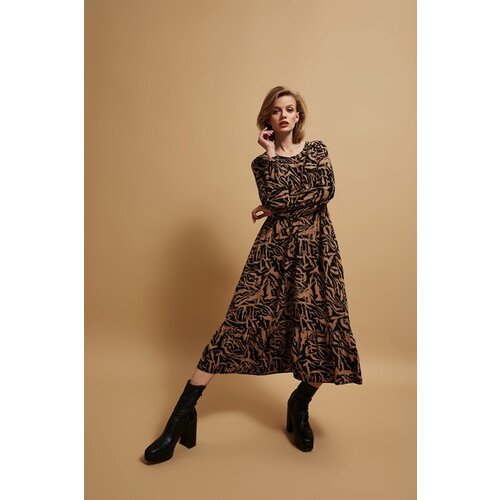 Moodo Midi dress with pattern Cene