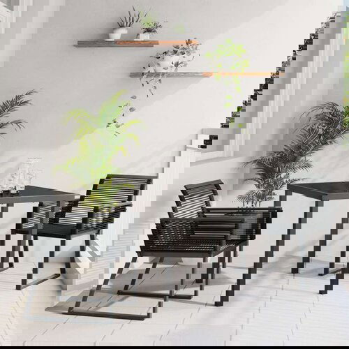  3-dijelni set za objedovanje u vrtu Crni Poli ratan Cene