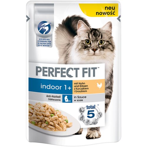 PerfectFIT Indoor 1+ - Piščanec & grah 12 x 85 g Cene
