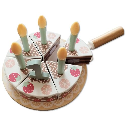 Tooky Toy Birthday Cake lesena rojstnodnevna torta TH544B Slike