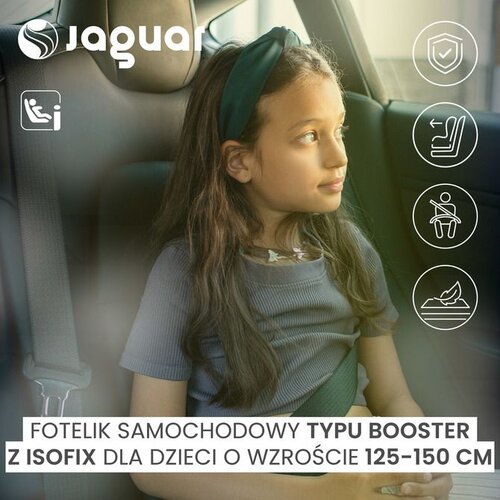 CARETERO Jaguar i-size booster zeleni (125-150) Slike