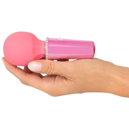 You2Toys Mini Wand - punjivi masažer vibrator (pink) Slike