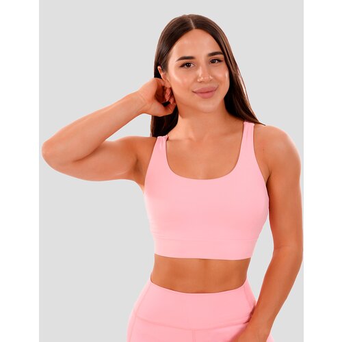 GymBeam Sportski grudnjak Cut-Out Pink Slike