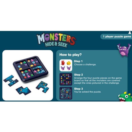 SMART GAMES po&amp;scaron;asti - skrivalnice - igra za razvoj spretnosti z navodili v madžarskem jeziku Slike