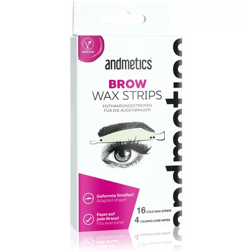 Andmetics brow Wax Strips Women