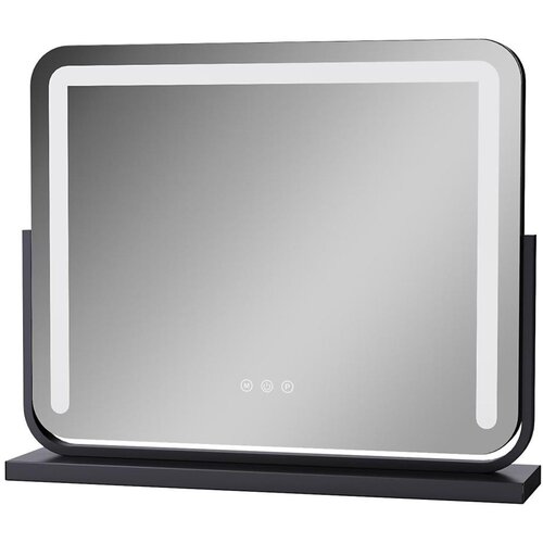 Brilagi LED Prigu&amp;scaron;iva ogledalo za &amp;scaron;minkanje CALIFORNIA LED/22W/230V 58x43 cm crno Slike