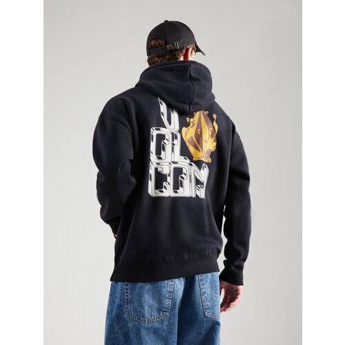 Volcom Sweater majica &amp;#039;CALLUM ROONEY&amp;#039; karamela / zlatno žuta / crna / bijela Slike