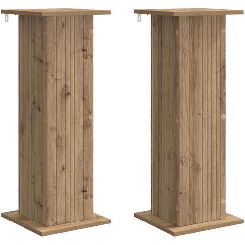  Stalak za biljke 2 pcs Hrast artisan 30 5 x 30 x 80 5 cm Cene