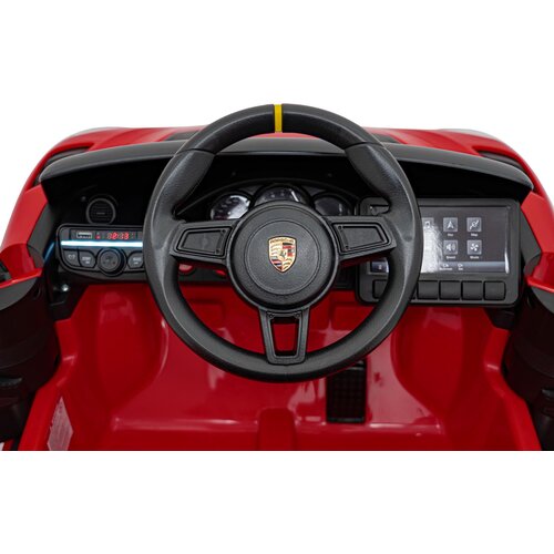  Licencirani auto na akumulator Porsche 718 - crveni/lakirani Slike