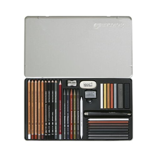 CRETACOLOR Ultimo - 3-delni set - kovinski etui Slike