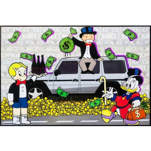 Monee OLJNA SLIKA 120/80 cm Cene