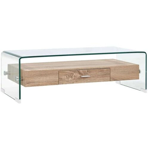  Stolić za kavu prozirni 98 x 45 x 31 cm od kaljenog stakla Cene