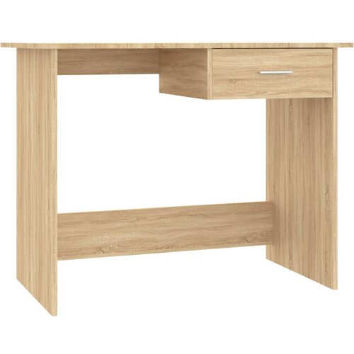 Maison Chic Pisalna miza - pisarniška miza - Računalniška miza sonoma hrast 100x50x76 cm iverna plošča, (21785107) Cene
