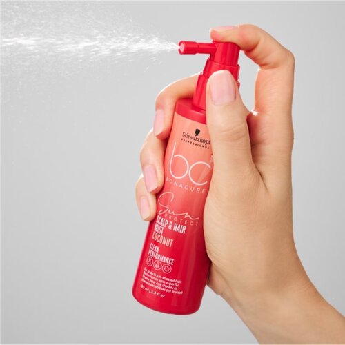 Schwarzkopf Professional BC Bonacure Sun Protect Scalp &amp;amp; Hair Mist za&amp;scaron;čitno pr&amp;scaron;ilo za obremenjene lase in lasi&amp;scaron;če SPF 20 100 ml Slike