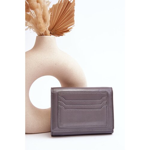 Kesi Women&amp;#039;s wallet made of grey Joanela eco-leather Slike