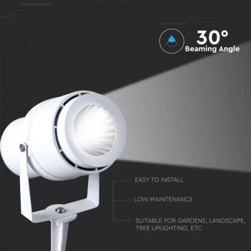  LED spolja&amp;scaron;nja lampa LED/12W/100-240V IP65, bela - zeleno svetlo Slike