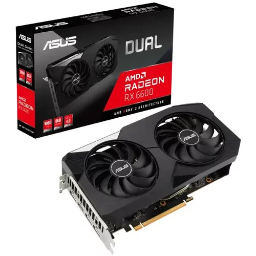 Asus Dual -RX6600-8G-V2 AMD Radeon RX 6600 8 GB GDDR6