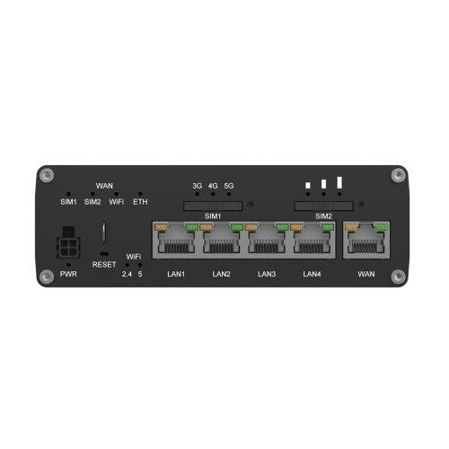 Teltonika NETWORKS RUTC50 V2 usmerjevalnik z eSIM, podpora za 5G/4G/LTE/3G in WiFi 6 Slike