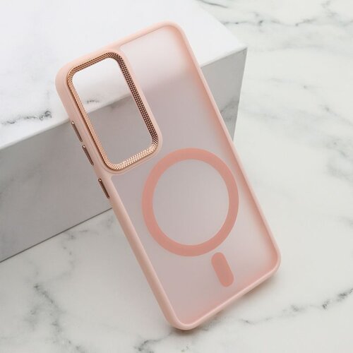Maska silky magsafe za samsung S921B galaxy S24 5G/ roze Slike