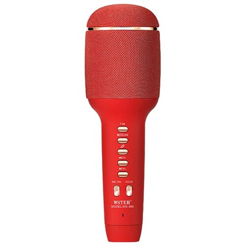  Mikrofon bluetooth WS-900/ crvena Cene