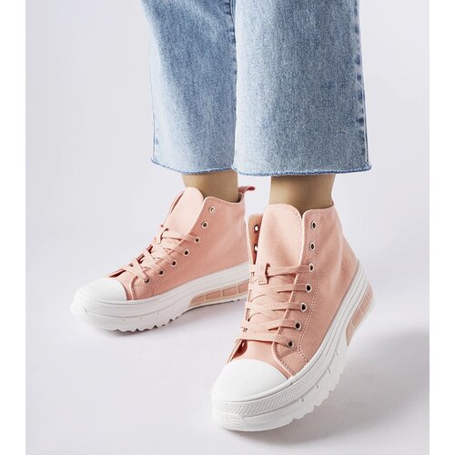 Gemre Pink High-Top Sneakers Quiet Cijene