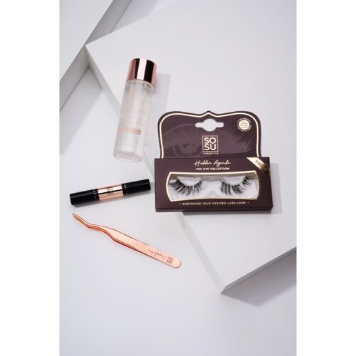 SOSU Cosmetics Hidden Agenda Fox Eye Collection umjetne trepavice nijansa Fierce 1 kom Slike