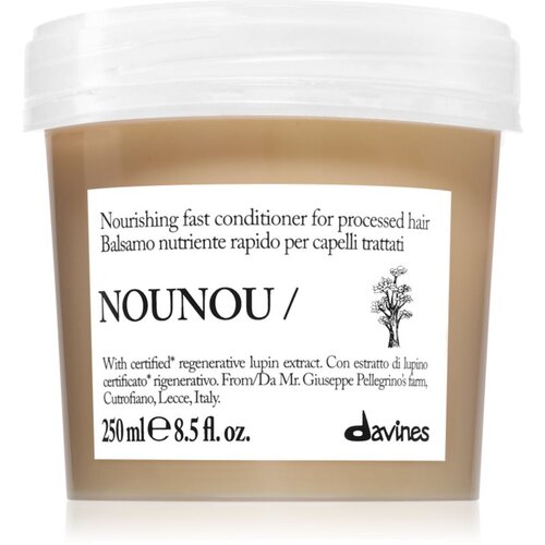 DAVINES NouNou Nourishing Conditioner hranilni balzam za krhke lase 250 ml Slike