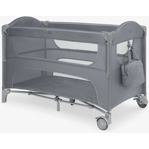 Kikka Boo Krevetac Milky Way premium 2 nivoa sa rancem i spu&scaron;tajućom stranicom Grey Cene