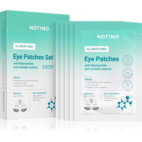 Notino Clarifying Brightening Bio-Cellulose Eye Patches Set with Niacinamide and Centella Asiatica posvjetljujuća maska za okoloočno područje Cijene