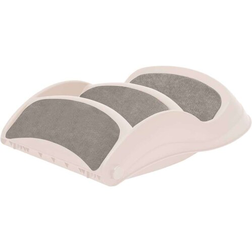  Sklopive ljestve za pse s 3 stepenice krem 50x38x38 cm plastika Slike