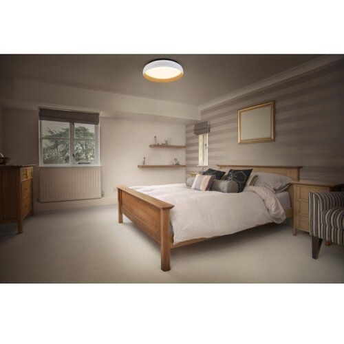 Osram LED prigu&amp;scaron;iva stropna svetiljka ORBIS LIVIA LED/16W/230V prečnik 30 cm bela/smeđa Slike