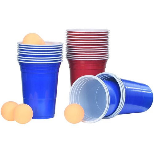 vidaXL Stolni set za pivski pong 0,5 L plastični Cijene
