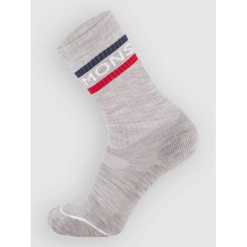 Mons Royale Signature Merino Crew Socks college grey Cene
