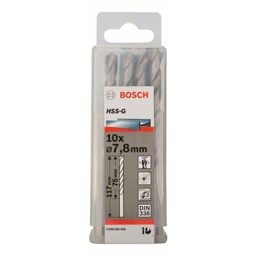 Bosch 2608585506 Burgije za metal HSS-G, DIN 338 Cene