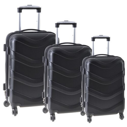 Sazio Set kofera 3/1 Rome crna Cene