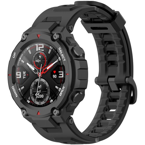 INF silikonski pas za uro za amazfit t-rex pro black, (21605727) Cene