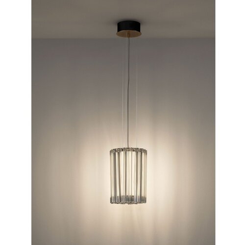 Nova Luce Medeninasta jeklena LED zatemnitvena viseča svetilka &amp;oslash; 22 cm Nol &amp;ndash; Slike