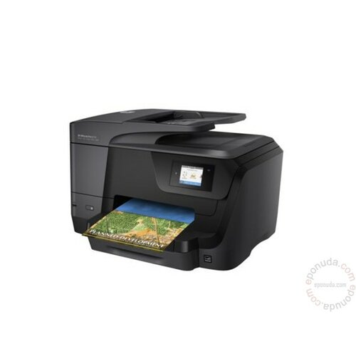 Hp Officejet Pro 8710 All-in-One Printer, A4, Print/Scan/Copy/Fax, Print 22/18ppm, 1200x1200dpi, Scan 1200dpi, duplex/ADF, USB/LAN/WiFi (D9L18A) all-in-one štampač Slike