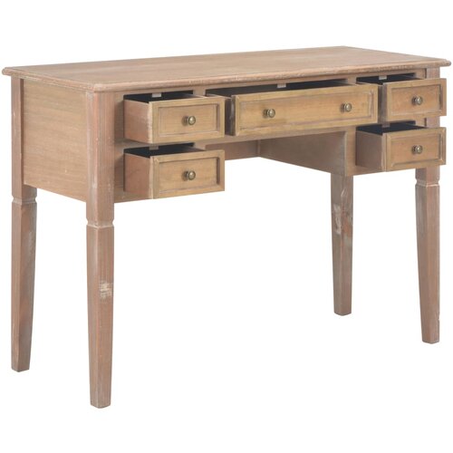 Maison Chic Pisalna miza - pisarniška miza - Računalniška miza les 109,5x45x77,5 cm rjava, (21785193) Cene