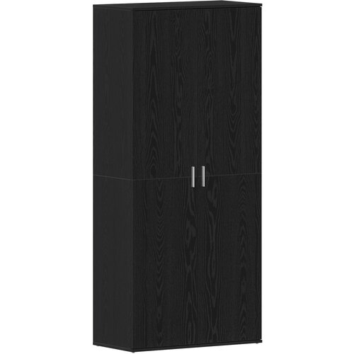 vidaXL ormarić za cipele crni hrast 80x39x180 cm MDF Cijene